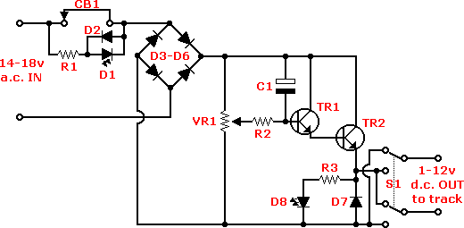 Railway Controller Circuit Diagram